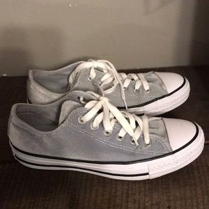 Converse all star low tops.